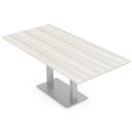 Skutchi Designs Rectangle 6 Person Conference Room Table, 36" X 6 ft. X 29", Sea Salt HAR-REC-36X72-DOU-XD1026